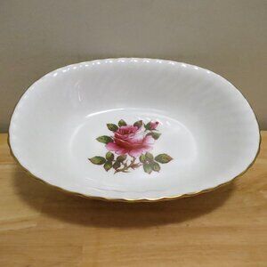 Oval Serving Bowl Northumbria Careton Rose 9.5" Bone China England